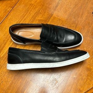 Allen Edmonds Slip On Randolph leather Penny Loafer Sneaker 12 D exc condition!